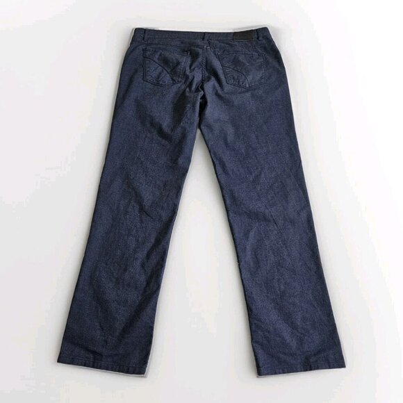 Brax Pants Mens 38x34 (32) Navy Straight Zip Fly Stretch Cooper Regular Preppy - Picture 16 of 16